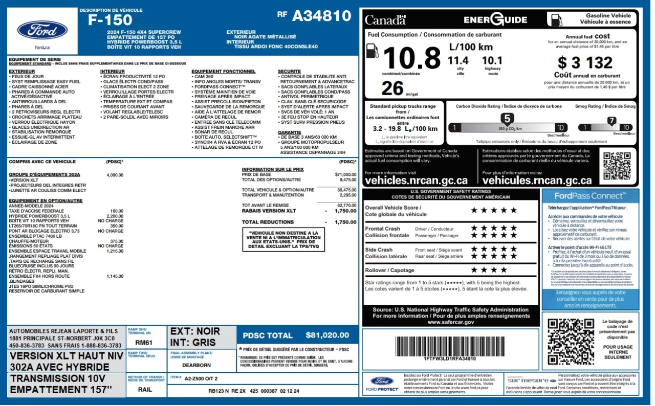 2024 Ford F-150 XLT Main Image