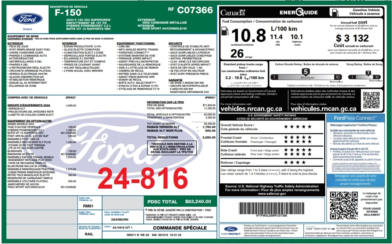 2024 Ford F-150 XLT Image principale