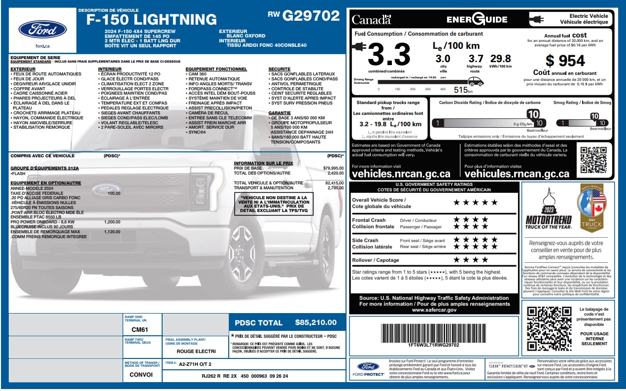 2024 Ford F-150 Lightning FLASH Main Image