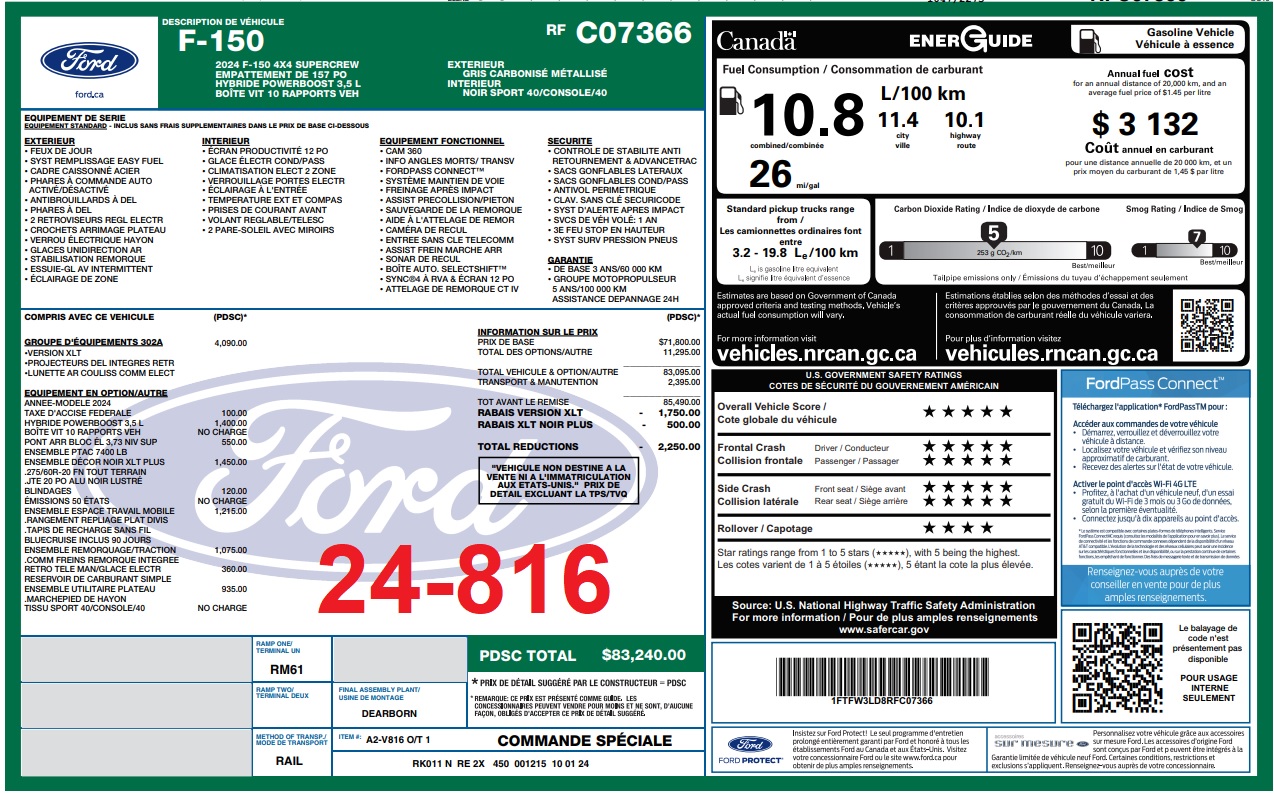 2024 Ford F-150 XLT Main Image